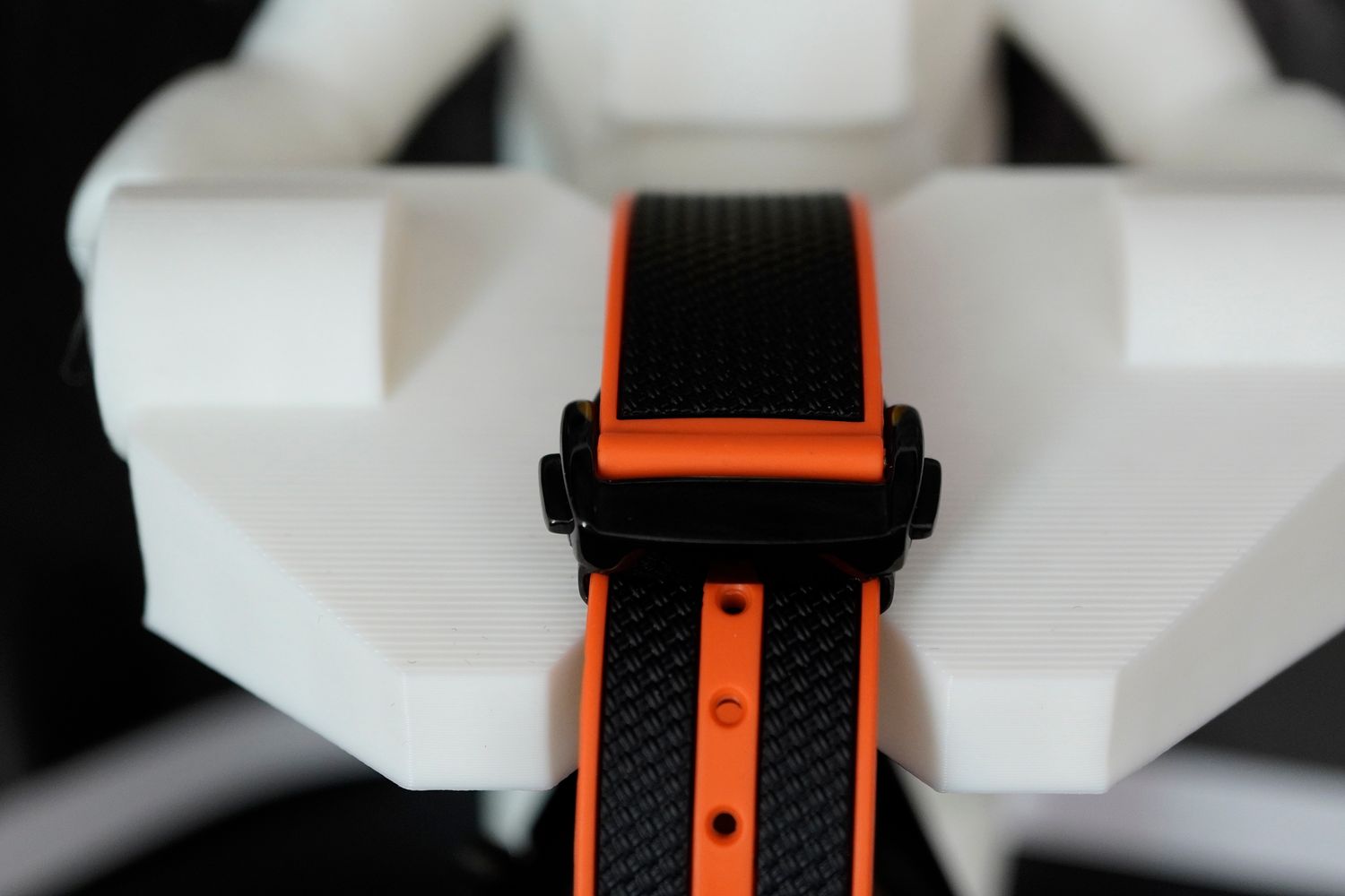 Sun Black SS with Silicone Strap