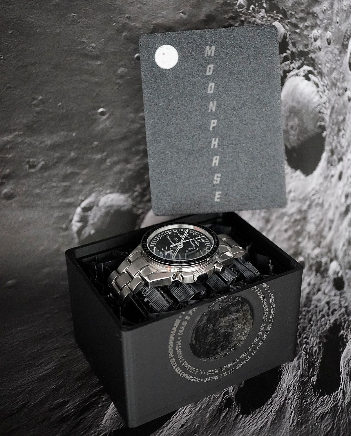 MoonPhase Snoopy SS with SS Bracelet