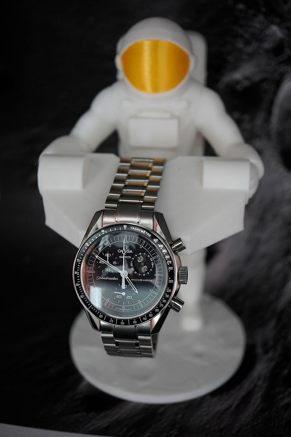 MoonPhase Snoopy SS with SS Bracelet