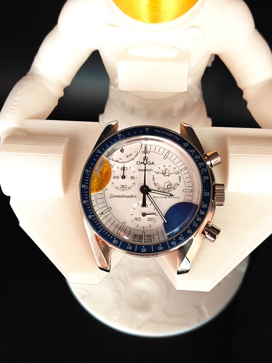 MoonPhase Snoopy SS with SS Bracelet