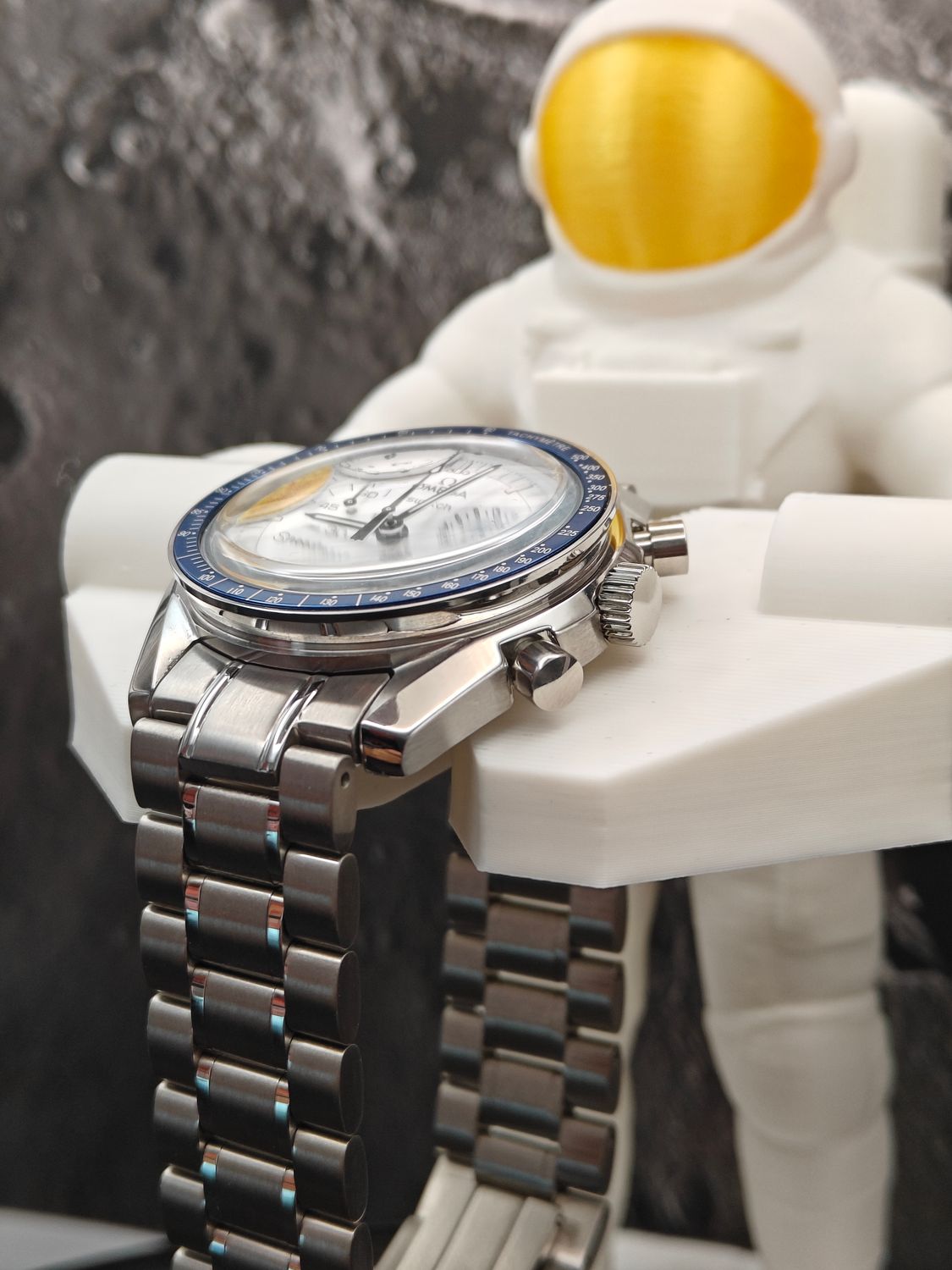 MoonPhase Snoopy SS with SS Bracelet