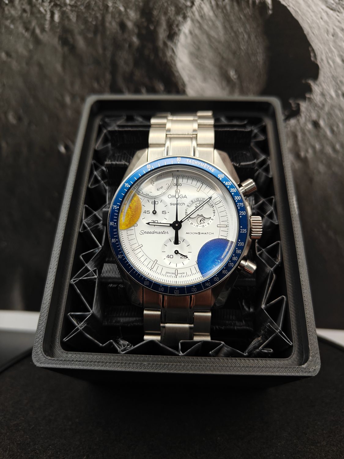 MoonPhase Snoopy SS with SS Bracelet