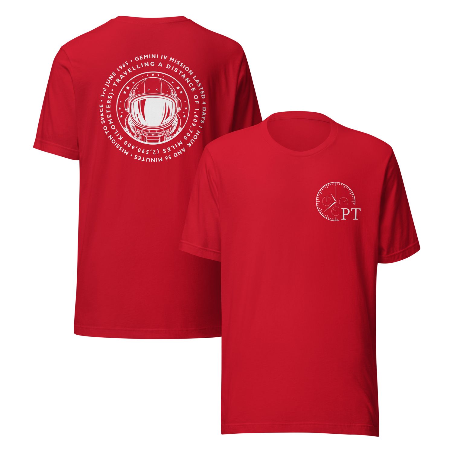 1965 Mission To Space Gemini IV Unisex t-shirt