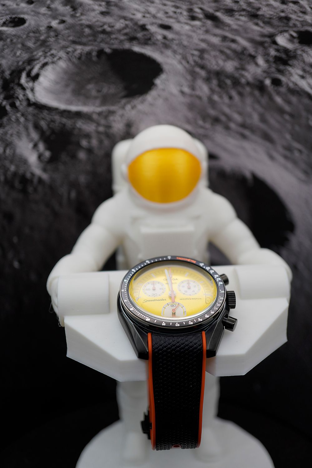 Sun Black SS with Silicone Strap