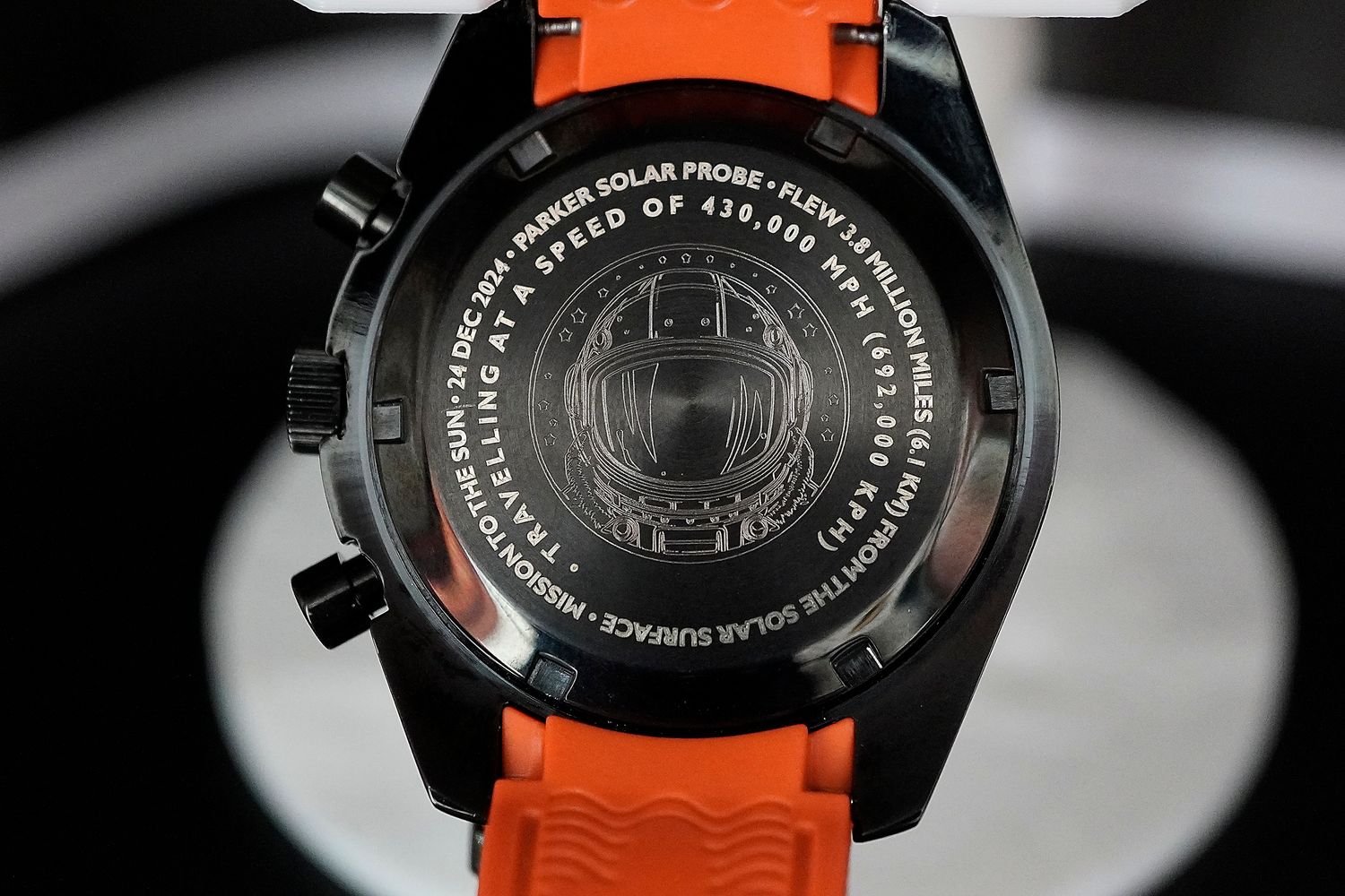 Sun Black SS with Silicone Strap