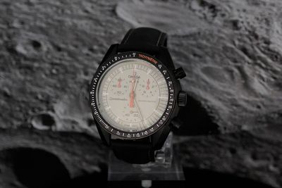 Jupiter Black SS with Leather Strap