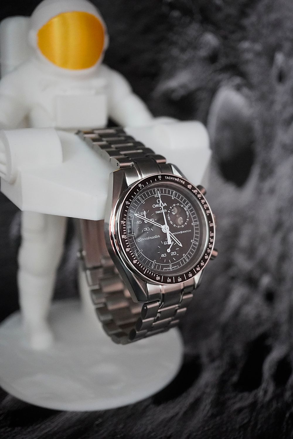 MoonPhase Snoopy SS with SS Bracelet