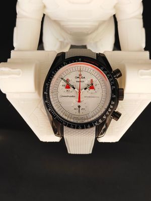 Mars Black SS with Silicone Strap