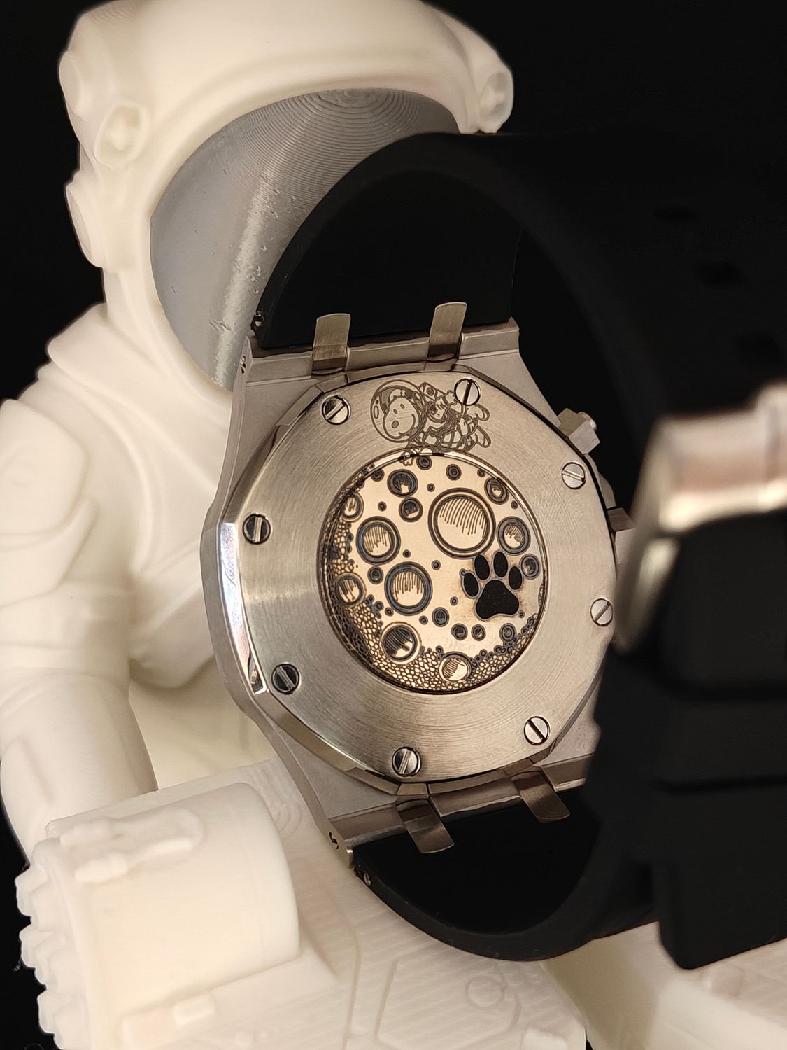 AP Royal Oak Snoopy Black Strap