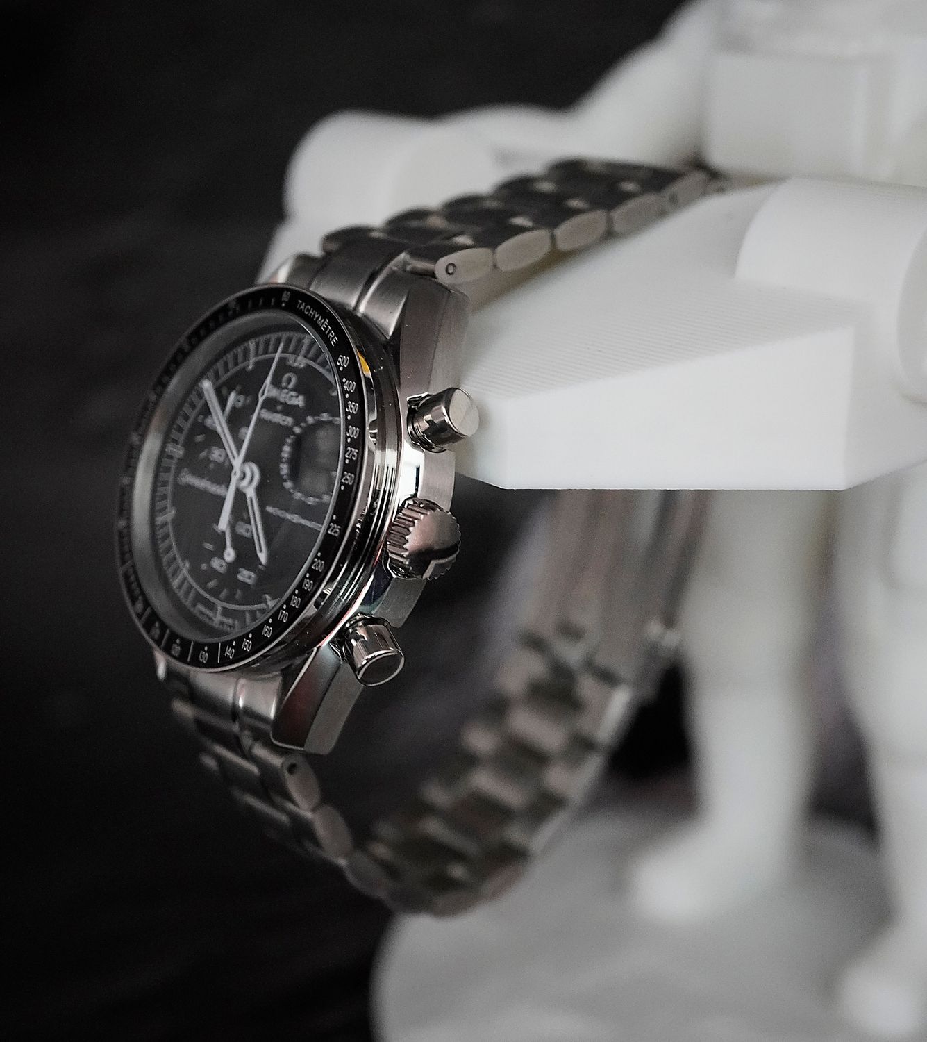 MoonPhase Snoopy SS with SS Bracelet (NE)