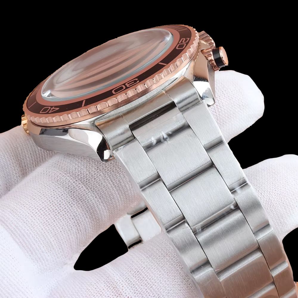45.5mm Stainless Steel "Planet Ocean" Black