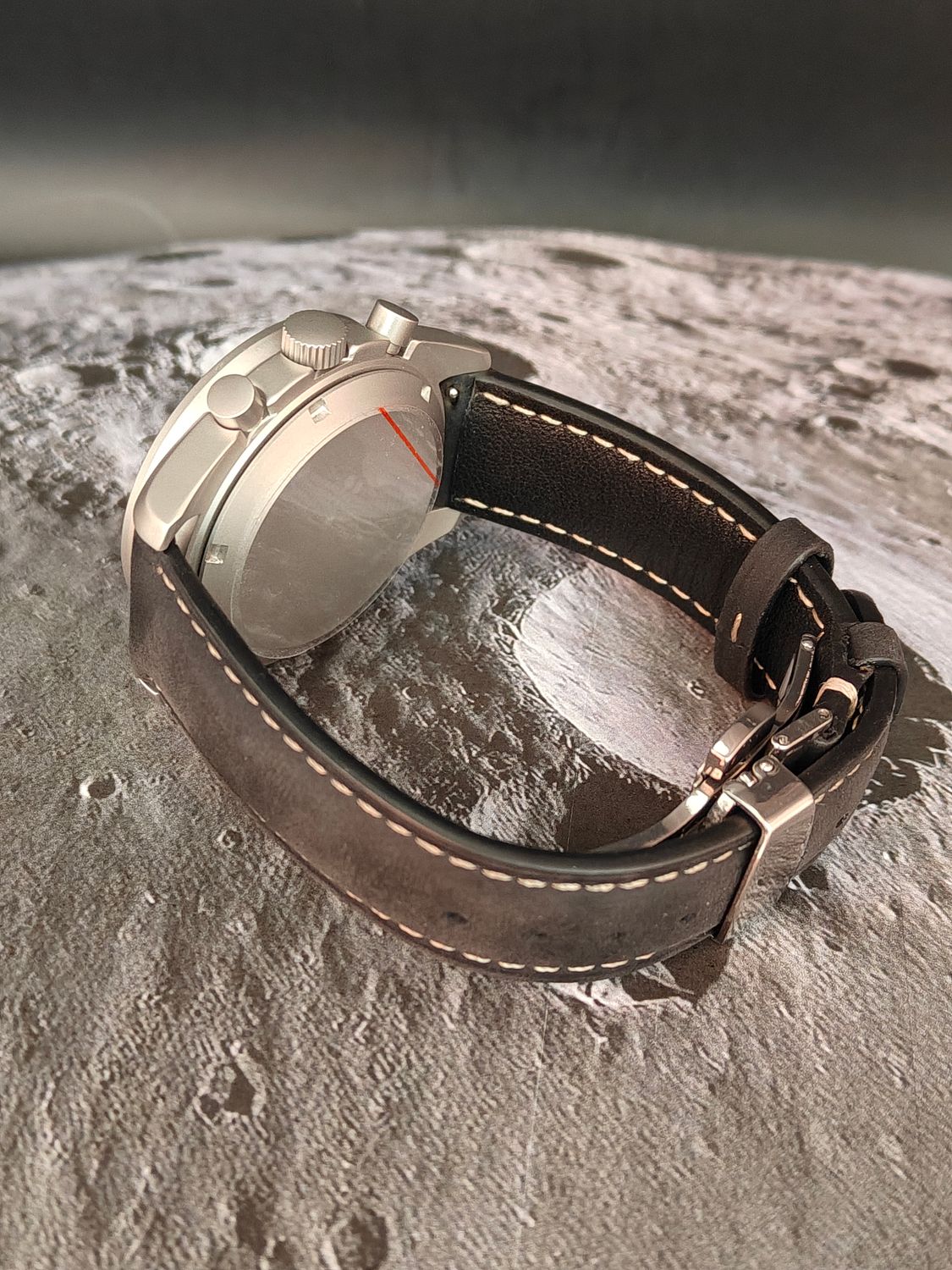 LAVA Custom Titanium Case with strap