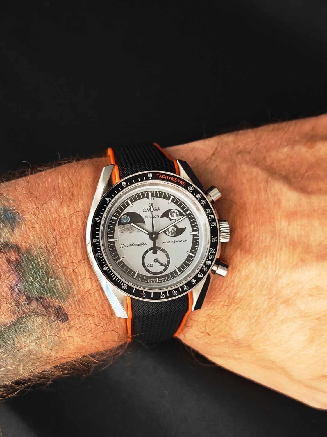 EarthPhase SS with Silicone Strap
