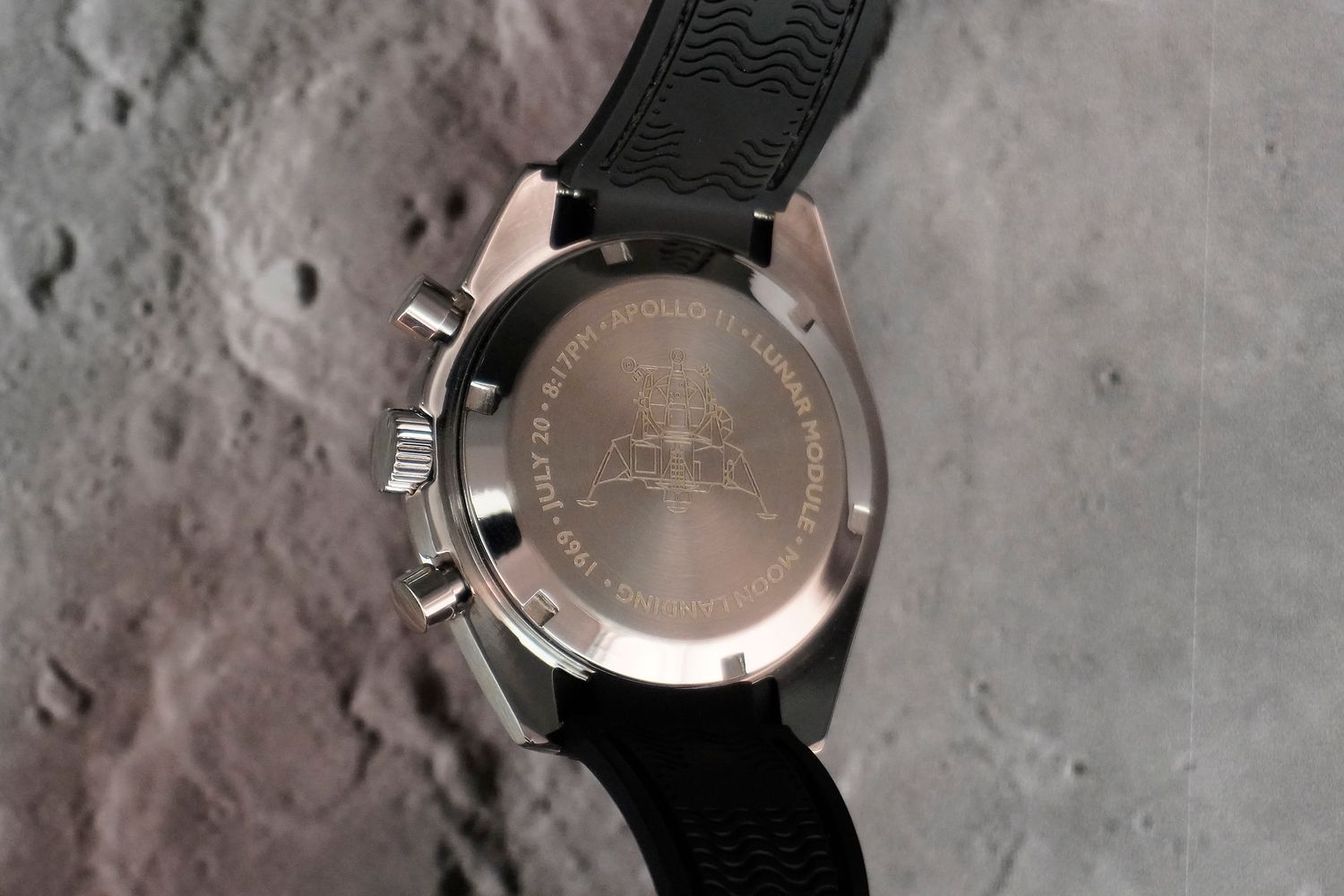 Moon SS with SS Bracelet "Flat Sapphire Crystal"