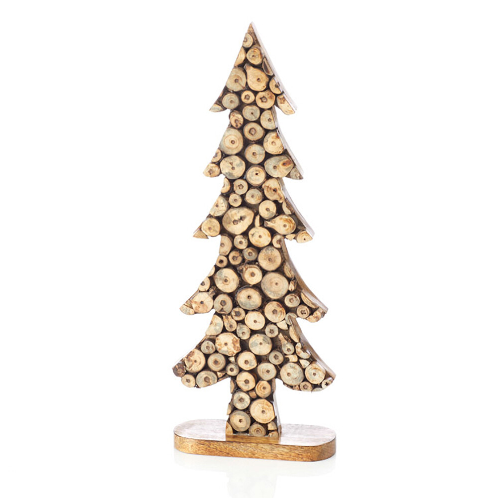 Tall Winter Bough Pine Tree