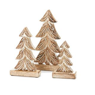 Winter Pine Tree - Set of 3