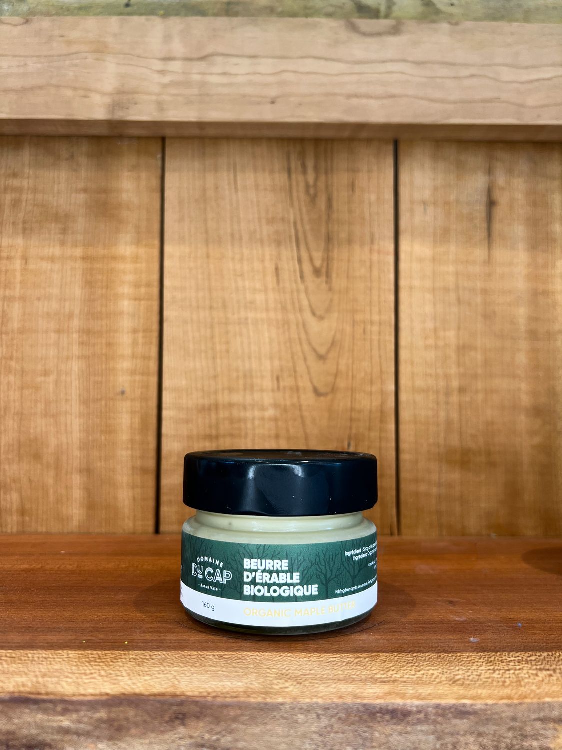 Beurre d&#39;érable biologique 190g pot en verre - Vox Terra