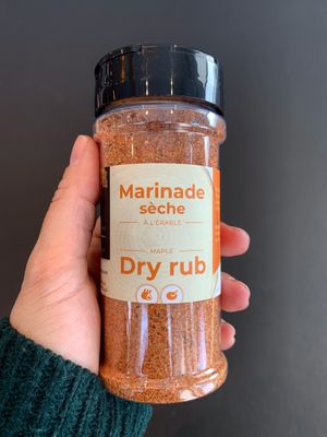 Épices Marinade sèche à l&#39;érable - 150g - École St-André