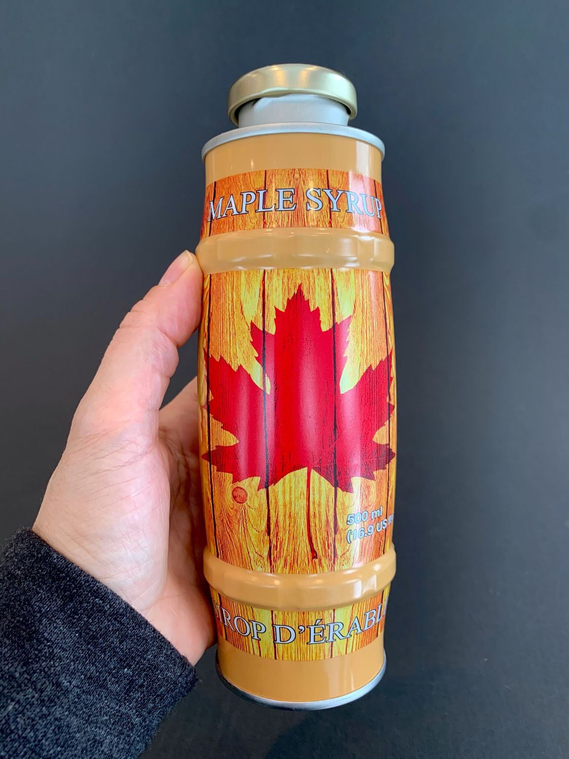 Sirop d’érable biologique, Doré goût délicat - Bouteille de 500ml - ESTG