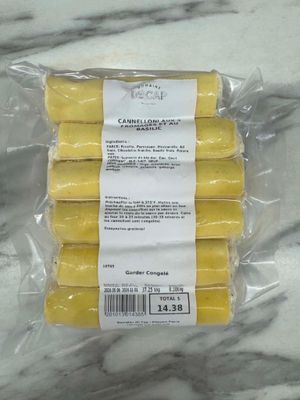 Cannelloni 3 Fromages Basilic - 6 unités 380g - NDDS