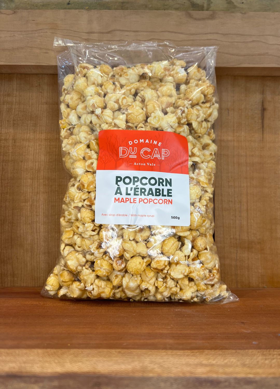 Popcorn à l'érable 500 gr - NDDS