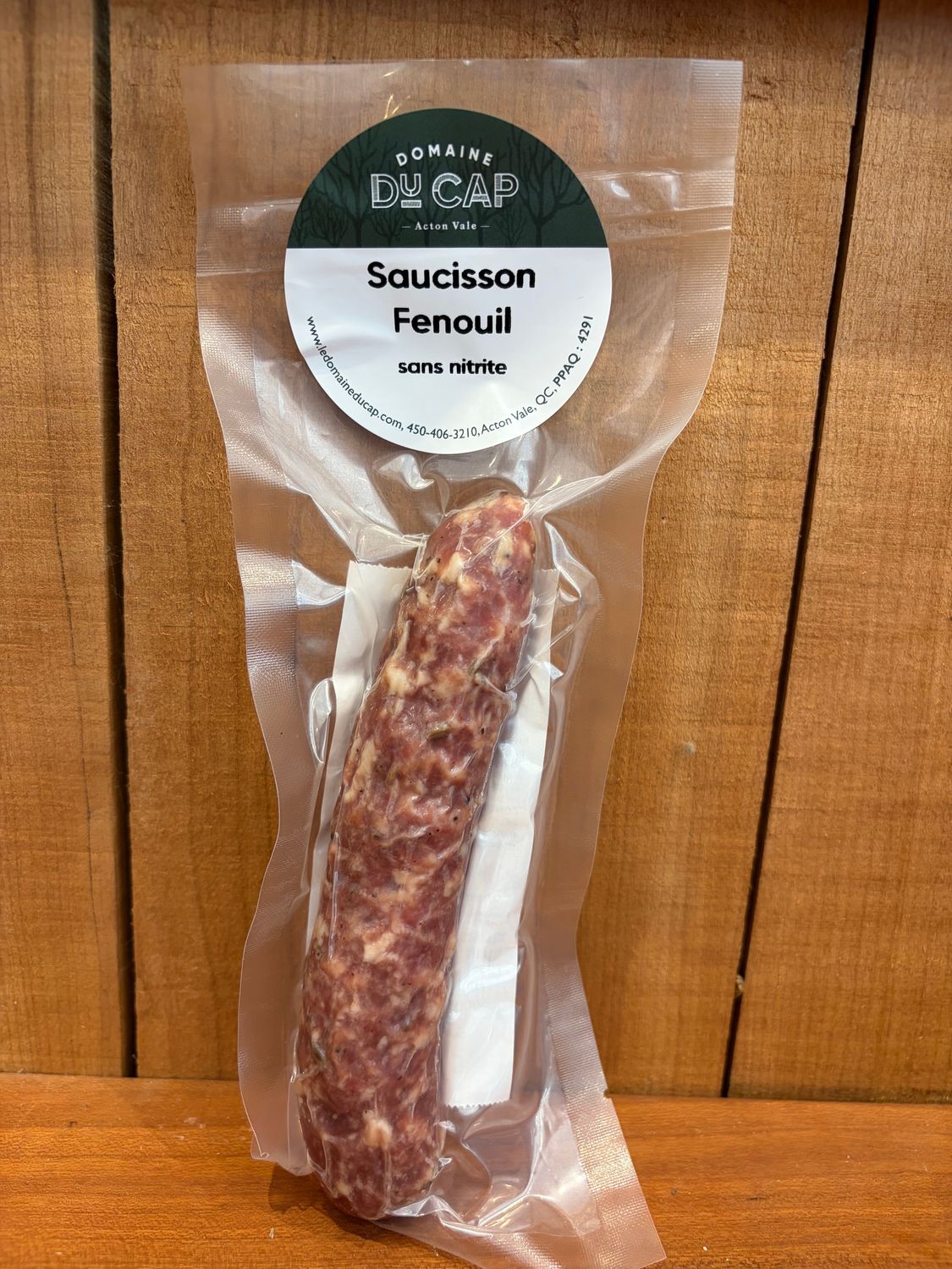 Saucisson Fenouil - environ 85g - NDDS