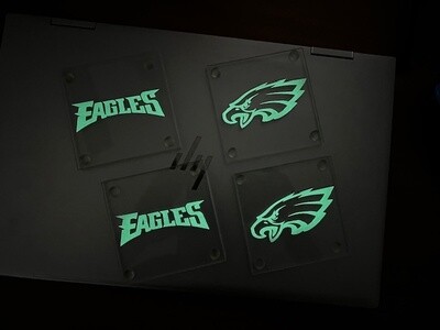 Eagles Glow-In-The-Dark Coasters