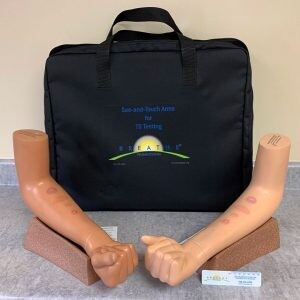 See-and-Touch Artificial Arms with Mantoux TB Skin Reaction- Choose Any 2 Arms with Bases &amp; Carrying Case