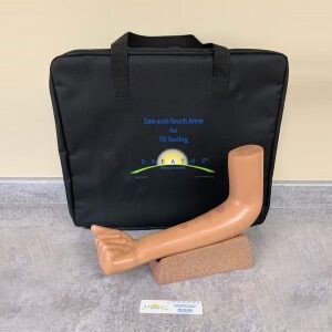See-and-Touch Artificial Arms with Mantoux TB Skin Reaction- Choose 1 Arm, Base &amp; Carrying Case
