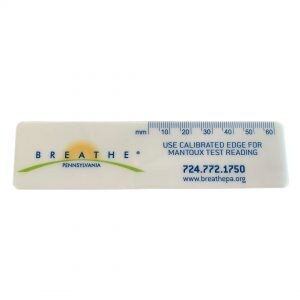 Mantoux Tuberculin Skin Testing Rulers