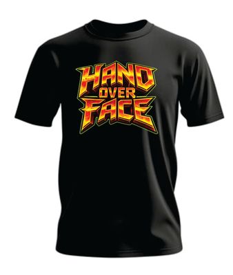 Hand Over Face T-shirt - Band Name