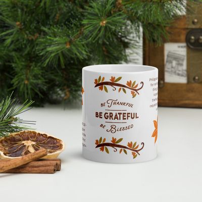 "Thanksgiving" Glossy Mug