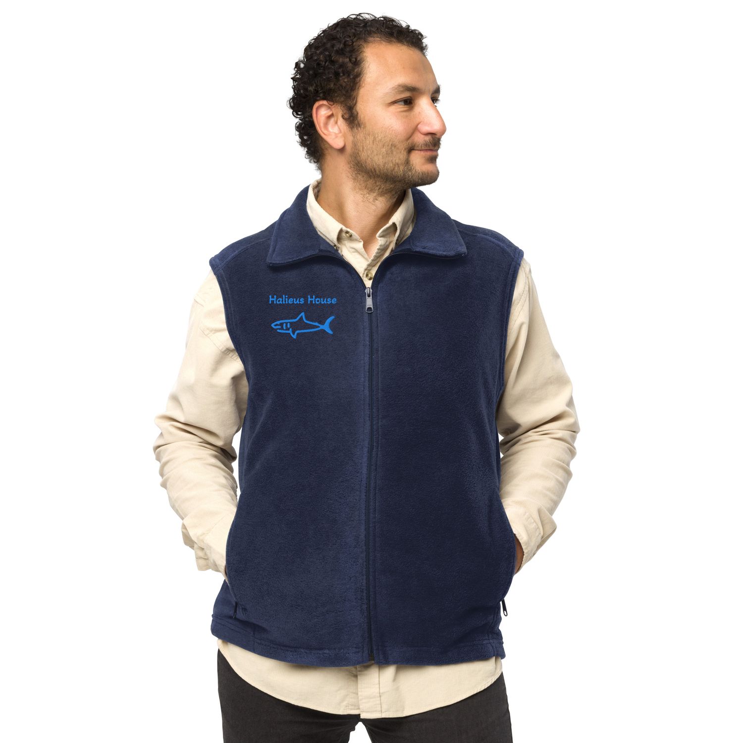 Halieus House Men’s Columbia fleece vest