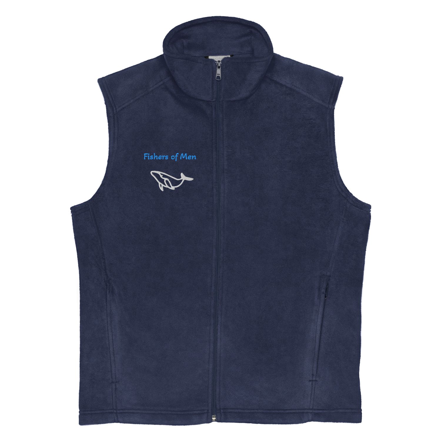 "Fishers of men"Men’s Columbia fleece vest
