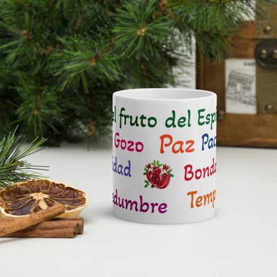 "Fruto Del Espiritu" Glossy mug