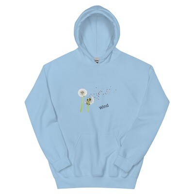 Hoodie, sweatshirt, wind, dandelion, summer, beach, mom gift, gift for mom, gift, christmas gift,