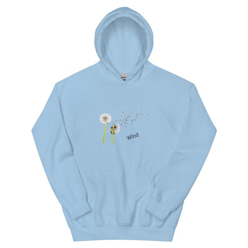 Hoodie, sweatshirt, wind, dandelion, summer, beach, mom gift, gift for mom, gift, christmas gift,