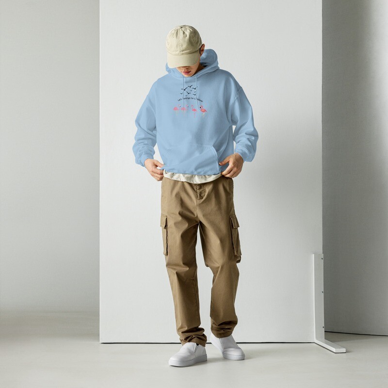 Hoodie, flamingo, Christmas