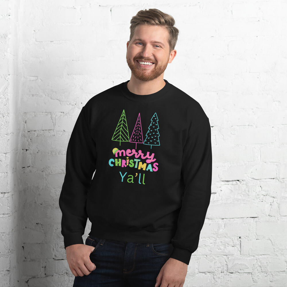 Sweatshirt, merry Christmas ya&#39;ll