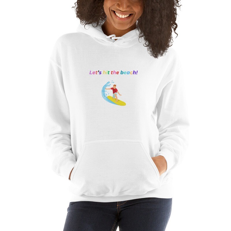 Hoodie, beach, surf, surfer, waves,