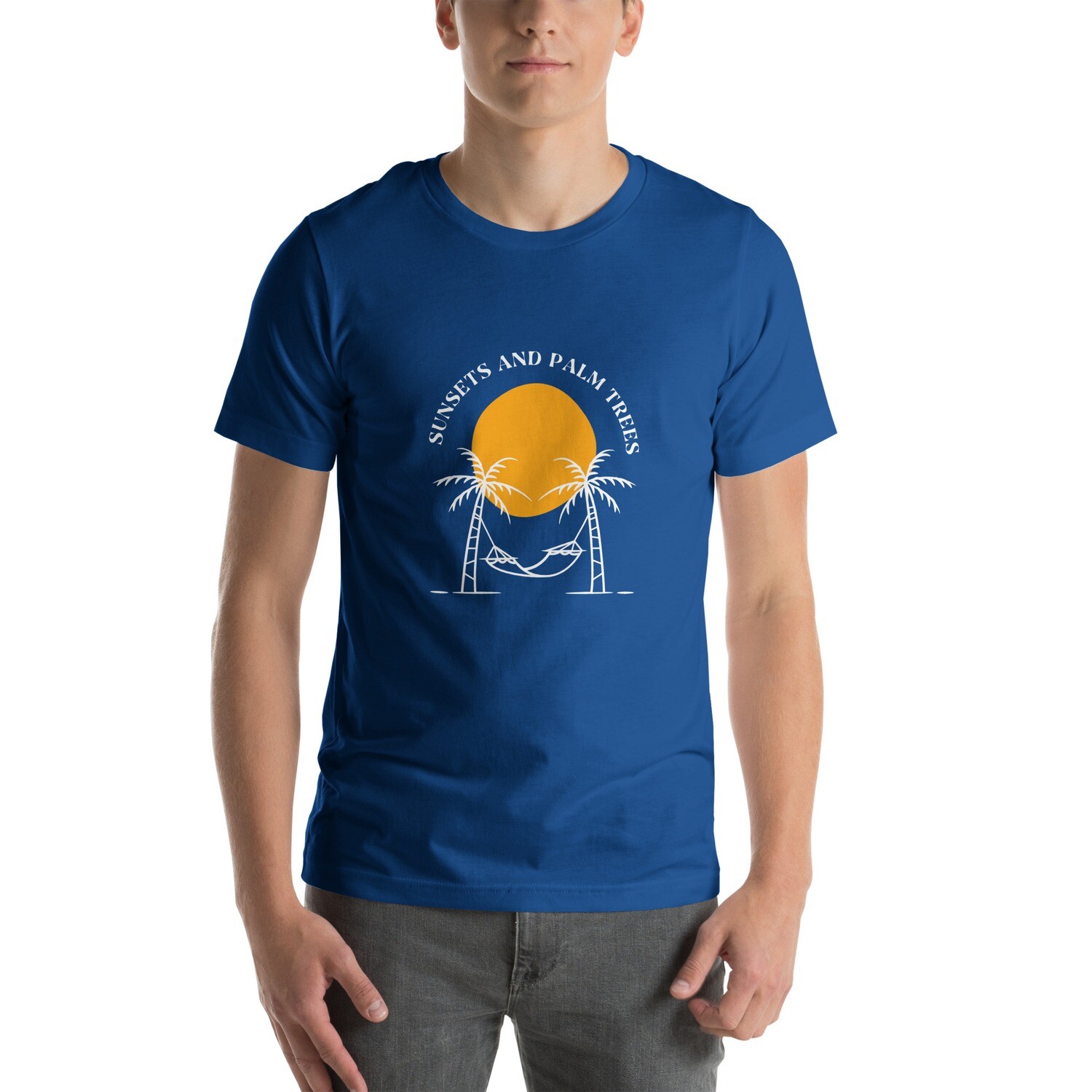 t-shirt, sunsets and plm trees