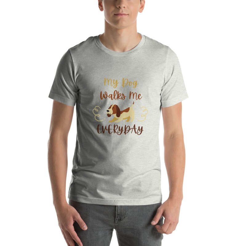t-shirt, dog, dog walks, dog walk everyday