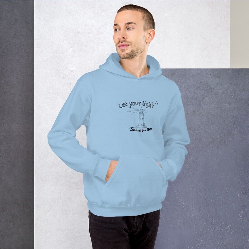 Hoodie, lighthouse, light, shine on me
