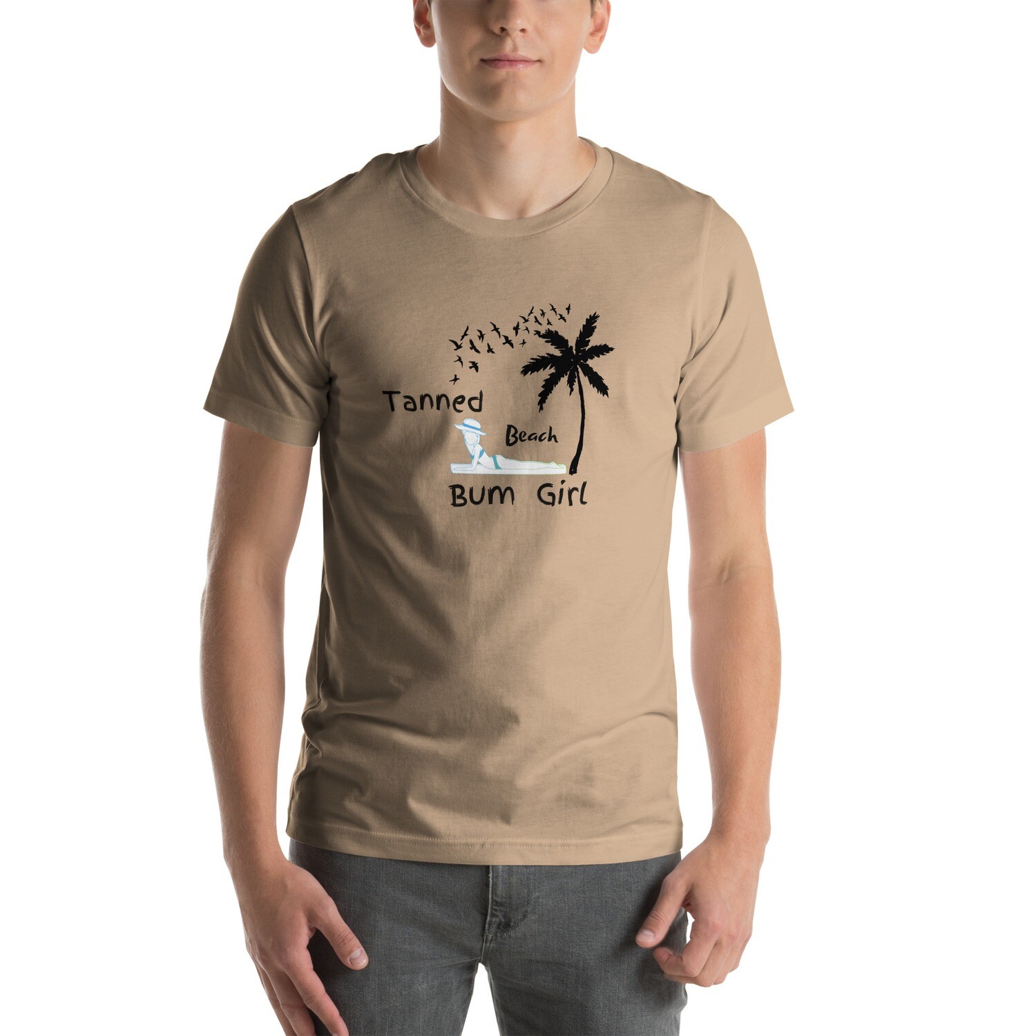 t-shirt, tanned, tanned girl, tanned beach girl, tanned beach bum girl,