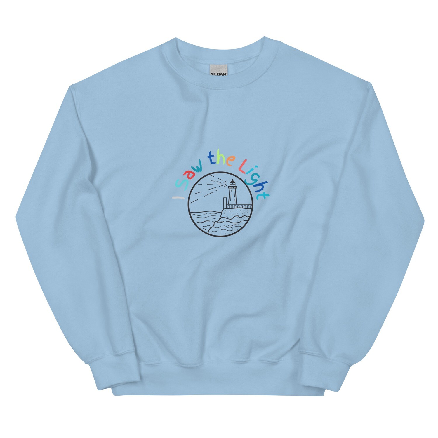 Sweatshirt, i saw the light, light house, the light