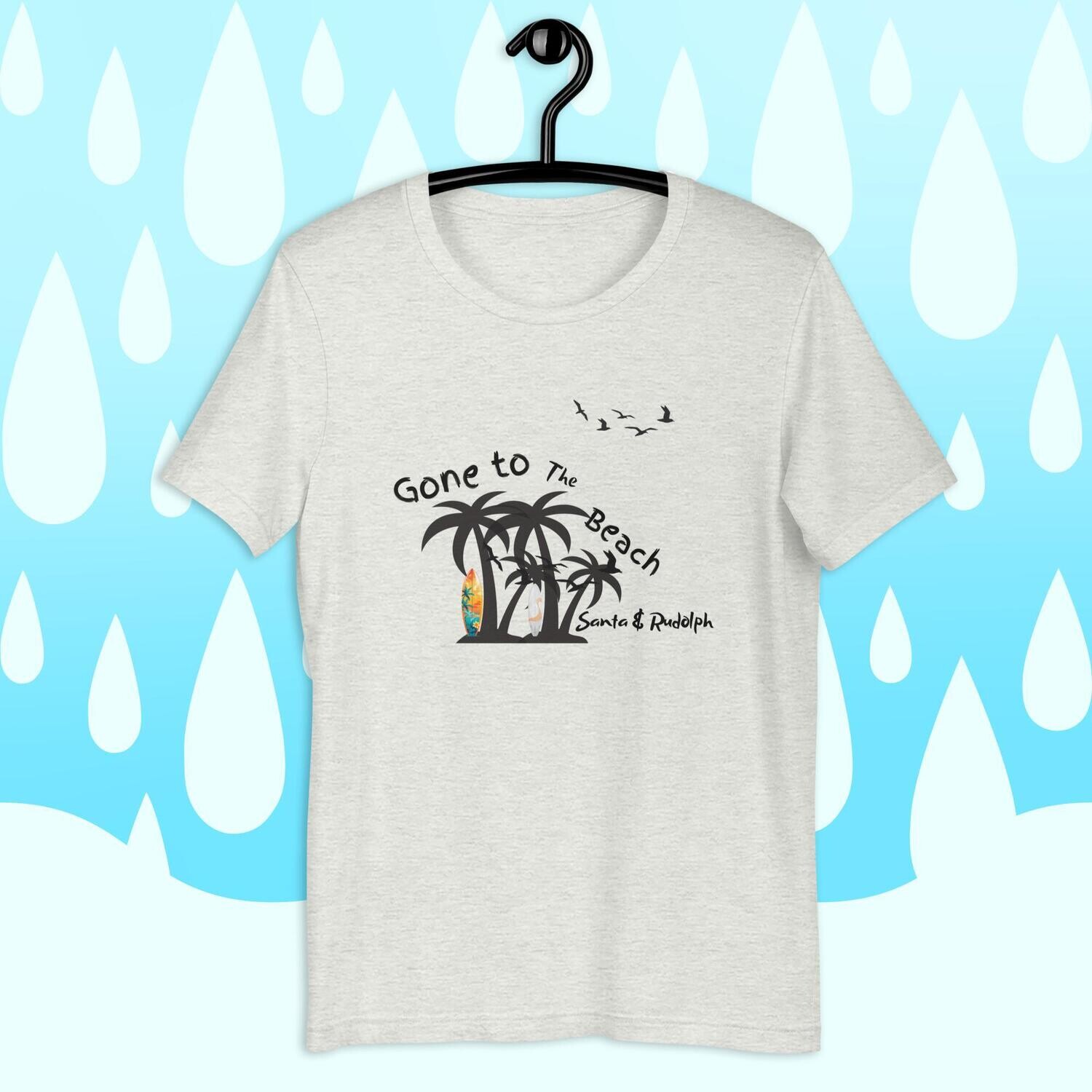 t-shirt, gone to the beach santa