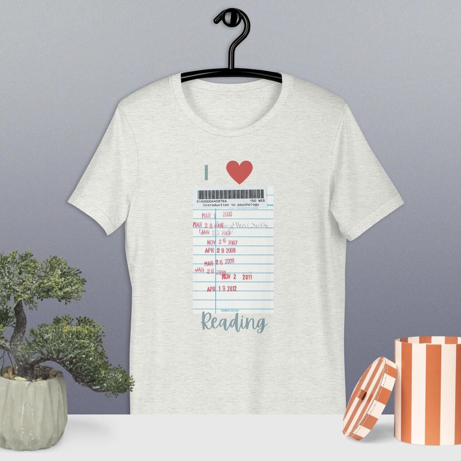 t-shirt, I Love Reading