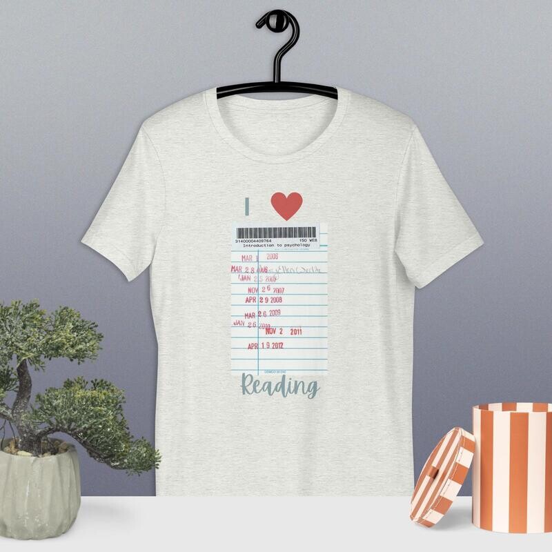 t-shirt, I Love Reading