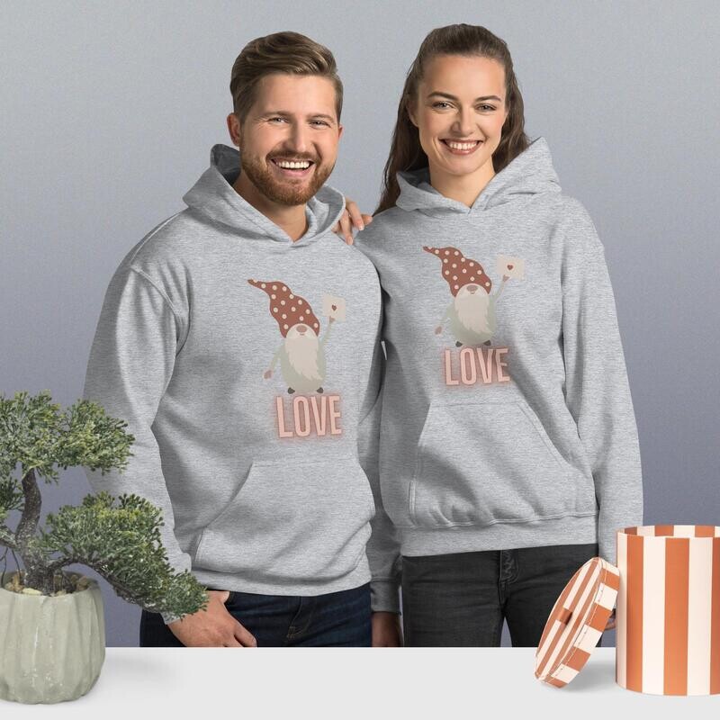 Hoodie, gnome love