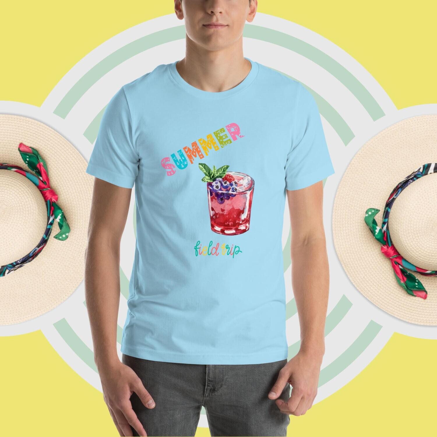 t-shirt, summer field trip